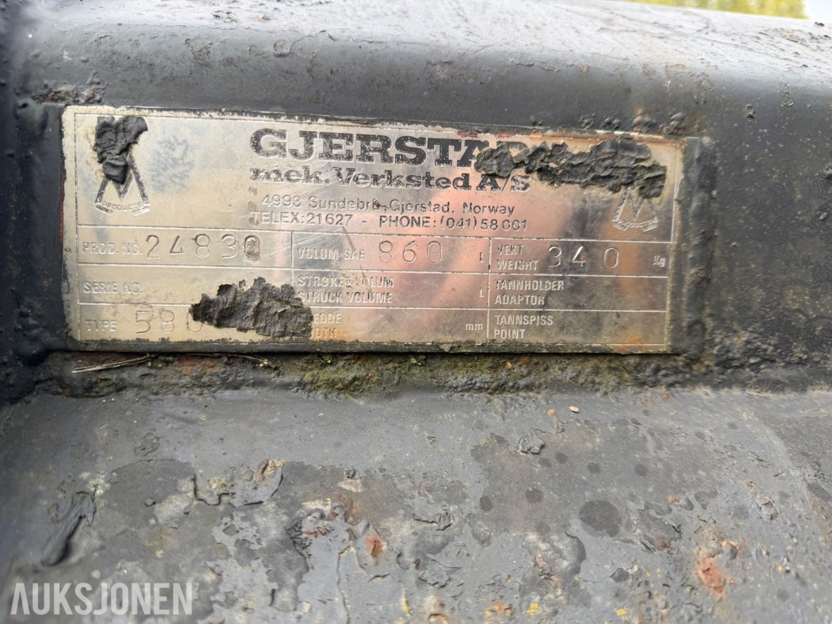 1985 Case 580G traktorgraver