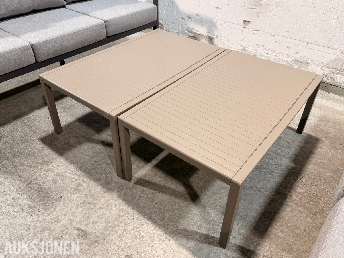 Brafab Samvaro sofa­gruppe med 2 Nardi Aria 100 bord