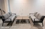 Brafab Samvaro sofa­gruppe med 2 Nardi Aria 100 bord