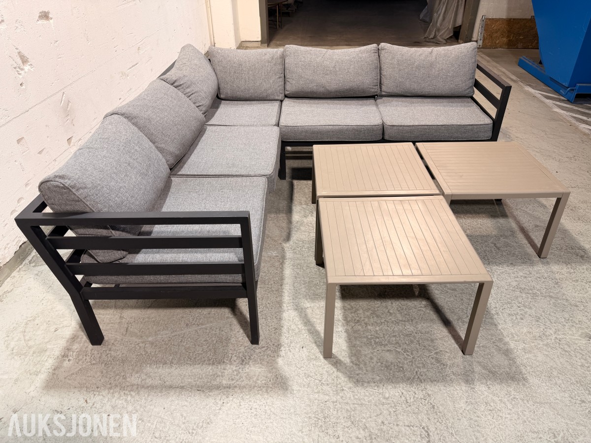 Brafab Samvaro sofagruppe med Nardi Aria 60 bord
