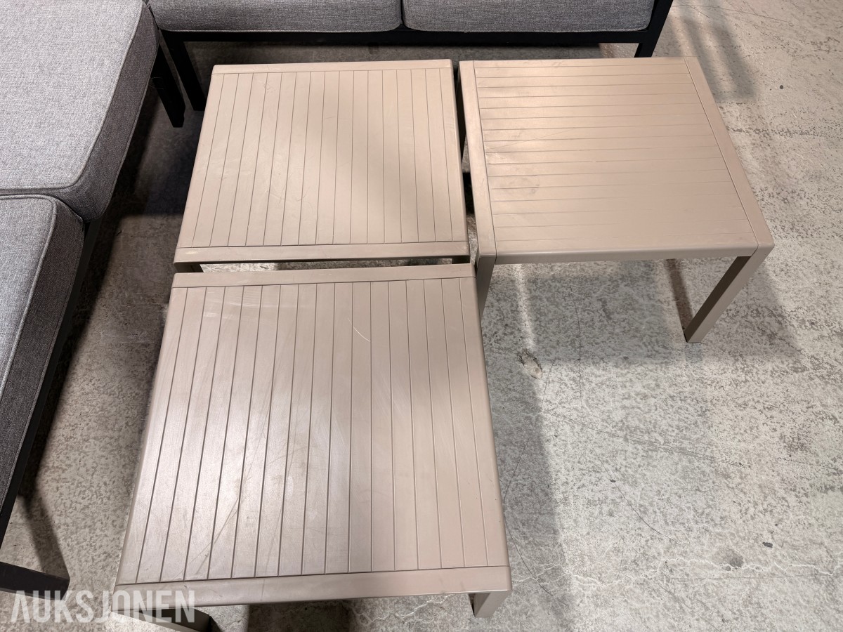 Brafab Samvaro sofagruppe med Nardi Aria 60 bord