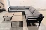 Brafab Samvaro sofa­gruppe med Nardi Aria 60 bord