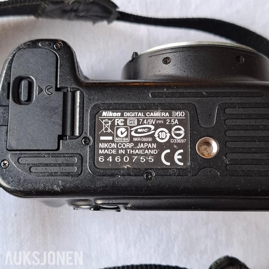2010 Nikon D60 kamera