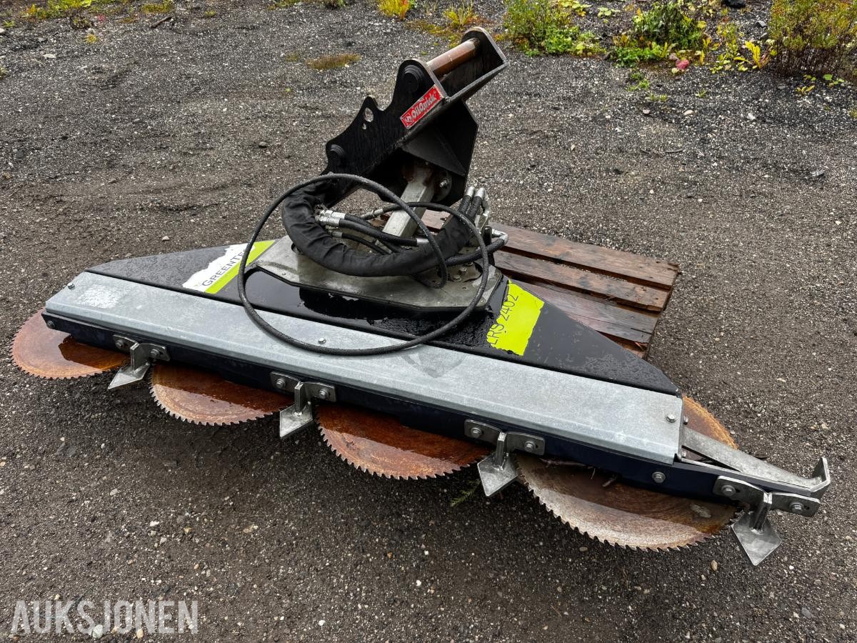 GtreenTec LRS2402 grensag med S60 feste og OilQuick