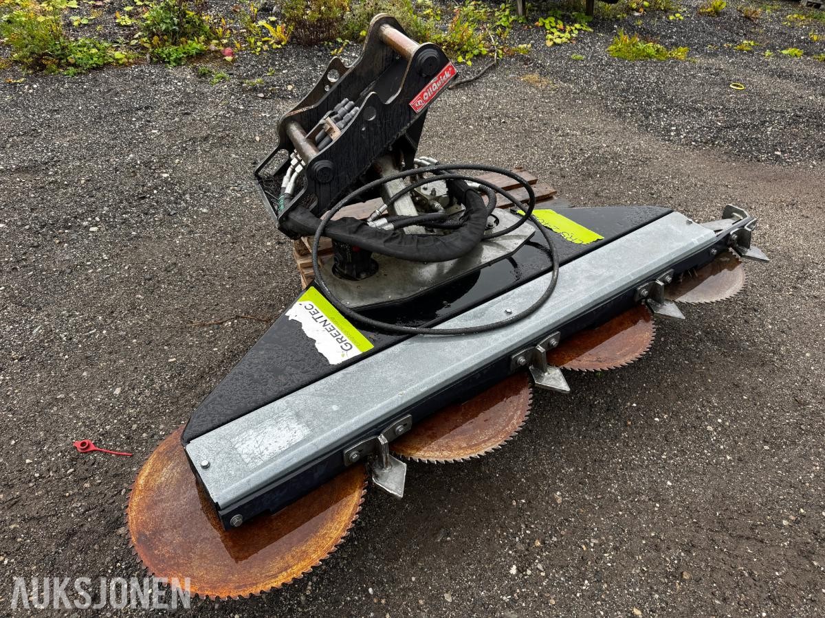 GtreenTec LRS2402 grensag med S60 feste og OilQuick