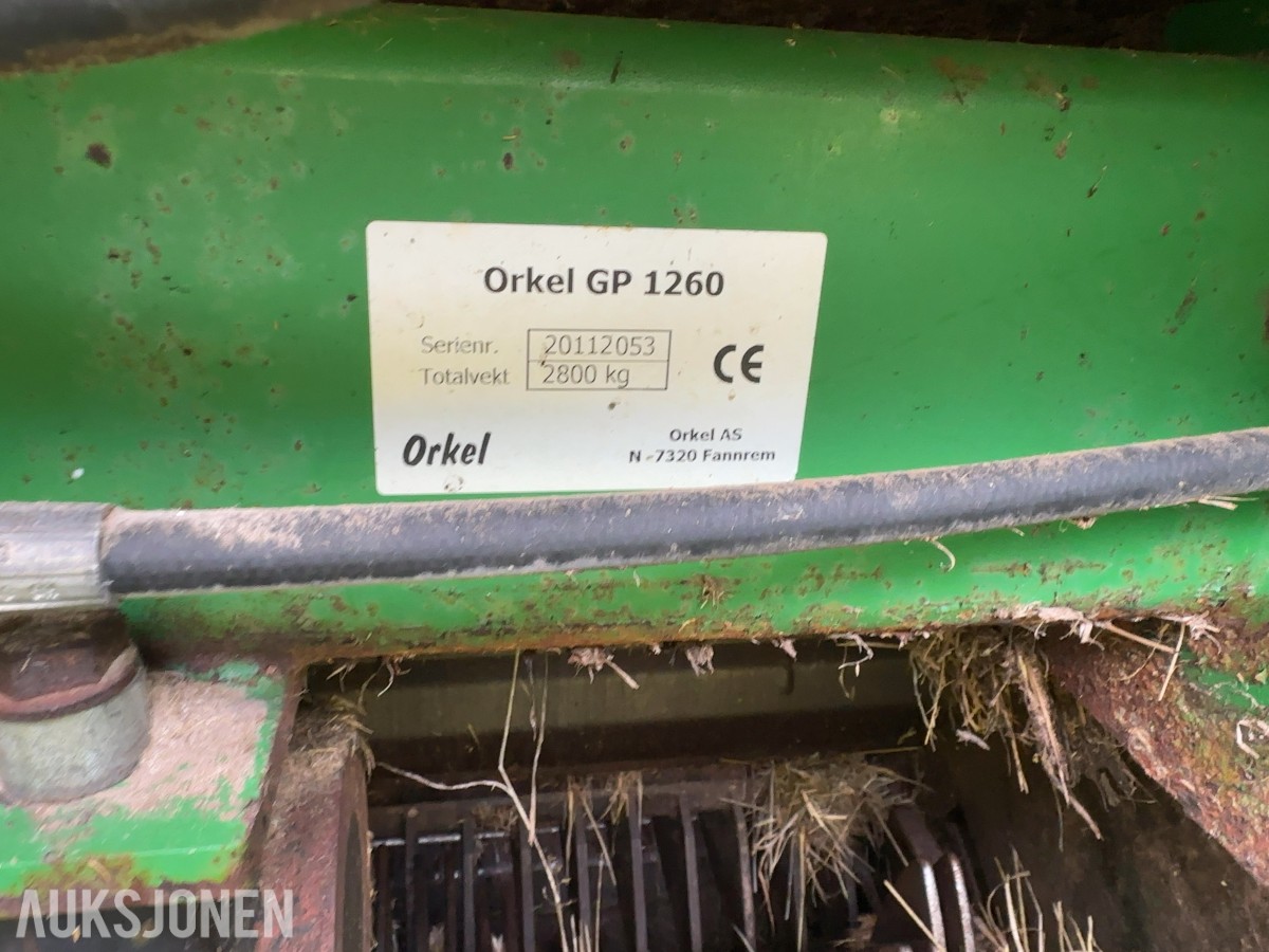 2004 Orkel GP 1260 Kombipresse, 1 eier