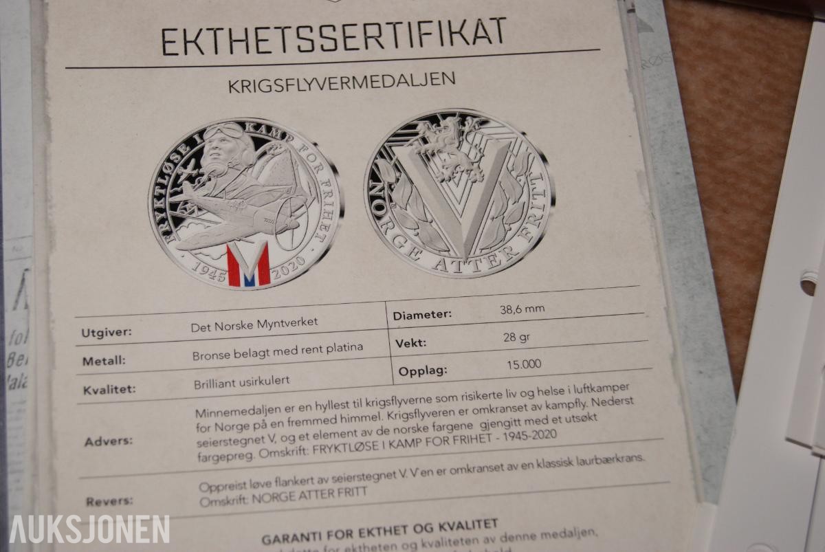 MYNTER & MEDALJER - ingen minstepris