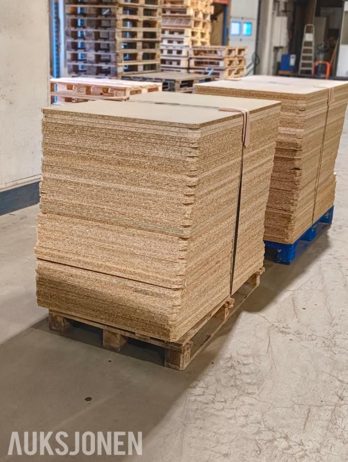 100 stk. sponplater 120x80 cm – 20 mm – 2 paller