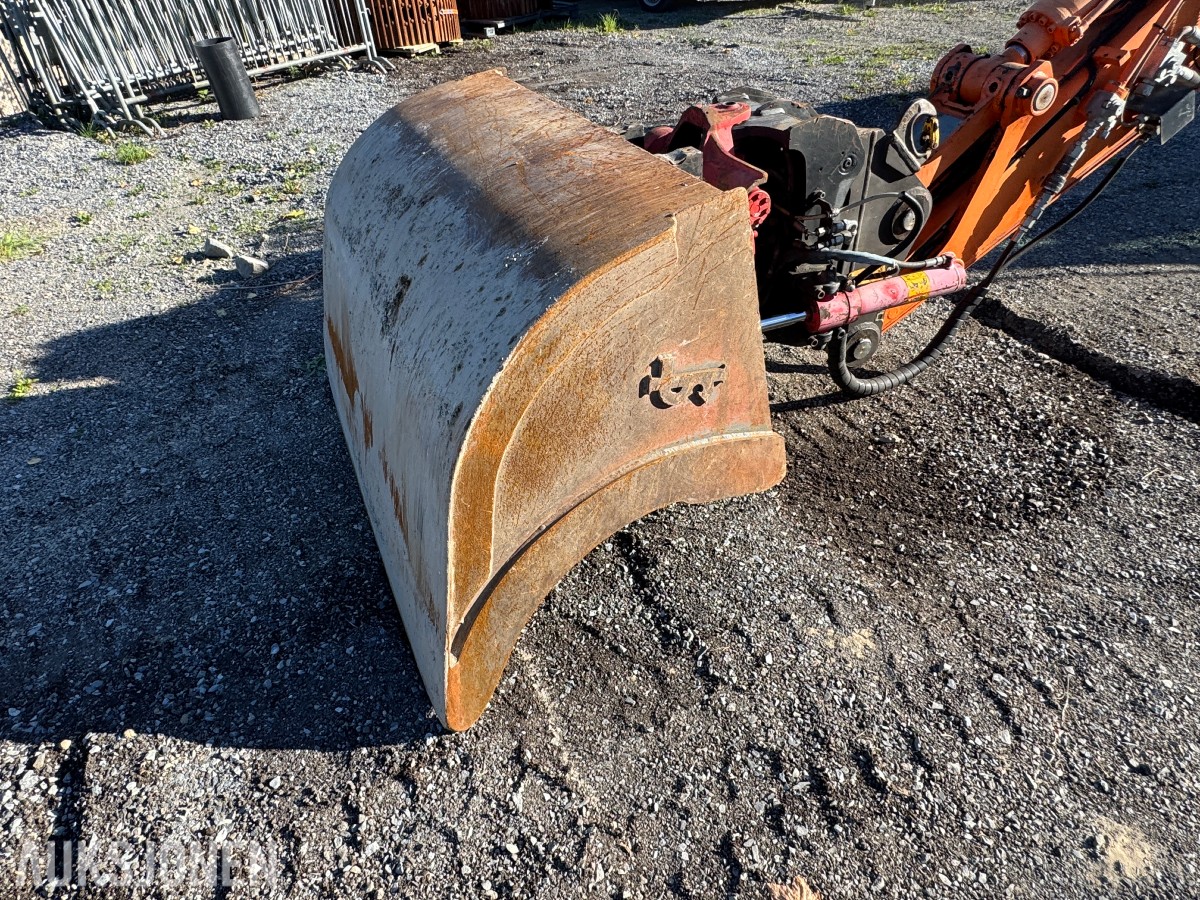2013 Doosan DX140W-3 Hjulgraver, Engcon tiltrotator og pusseskuff