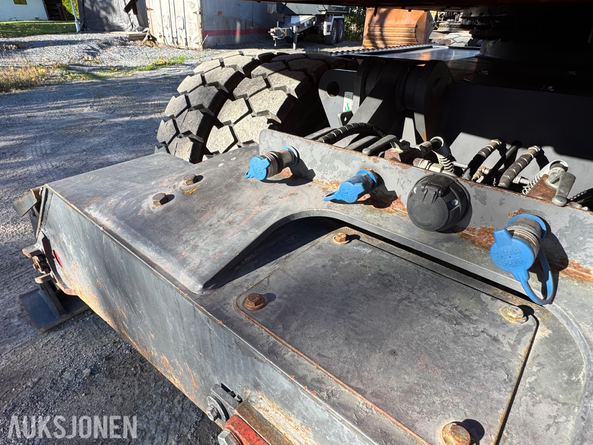 2013 Doosan DX140W-3 Hjulgraver, Engcon tiltrotator og pusseskuff