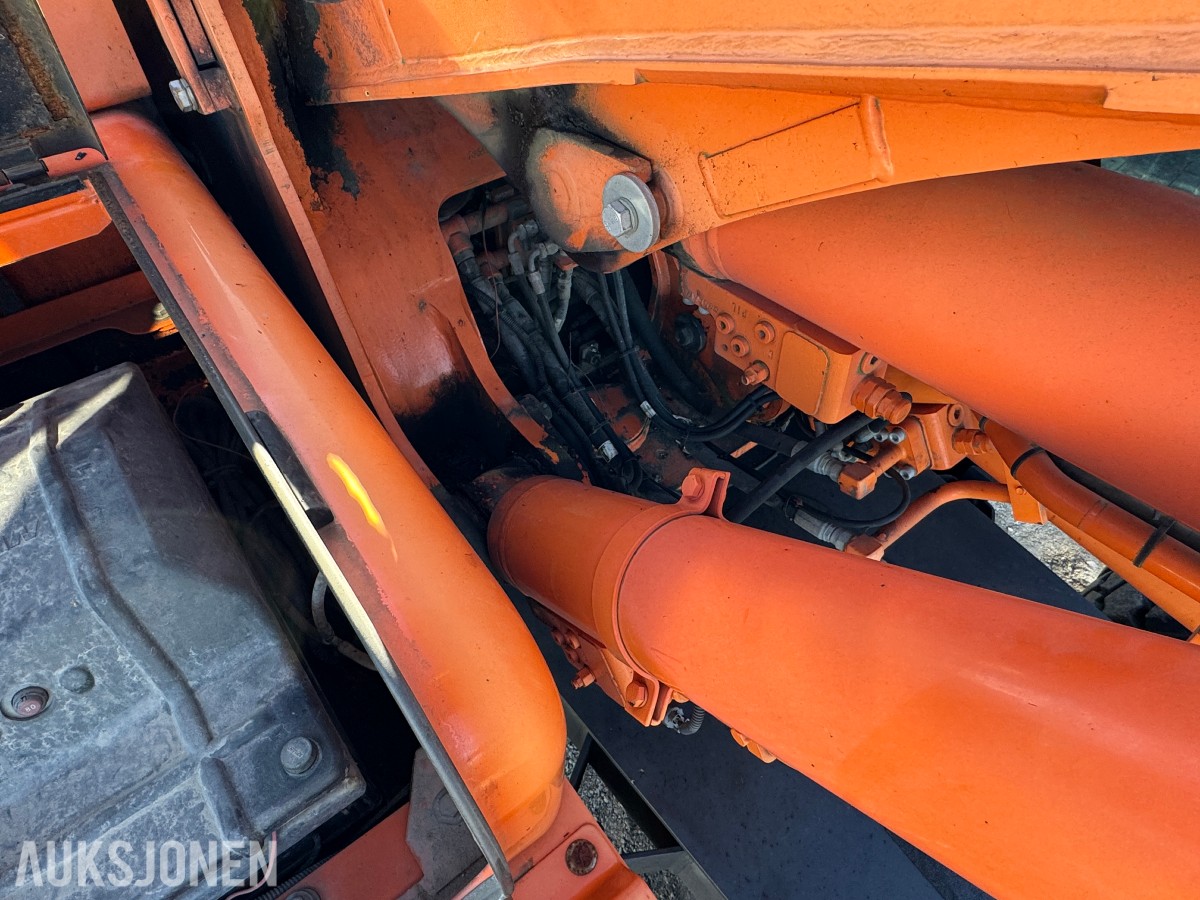 2013 Doosan DX140W-3 Hjulgraver, Engcon tiltrotator og pusseskuff