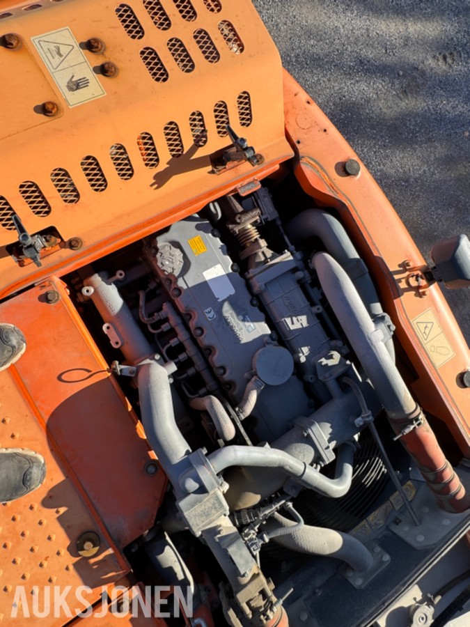 2013 Doosan DX140W-3 Hjulgraver, Engcon tiltrotator og pusseskuff