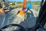 2013 Doosan DX140W-3 Hjulgraver, Engcon tiltrotator og pusseskuff