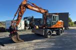 2013 Doosan DX140W-3 Hjulgraver, Engcon tiltrotator og pusseskuff