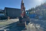 2013 Doosan DX140W-3 Hjulgraver, Engcon tiltrotator og pusseskuff