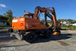 2013 Doosan DX140W-3 Hjulgraver, Engcon tiltrotator og pusseskuff