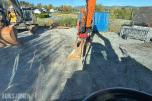 2013 Doosan DX140W-3 Hjulgraver, Engcon tiltrotator og pusseskuff