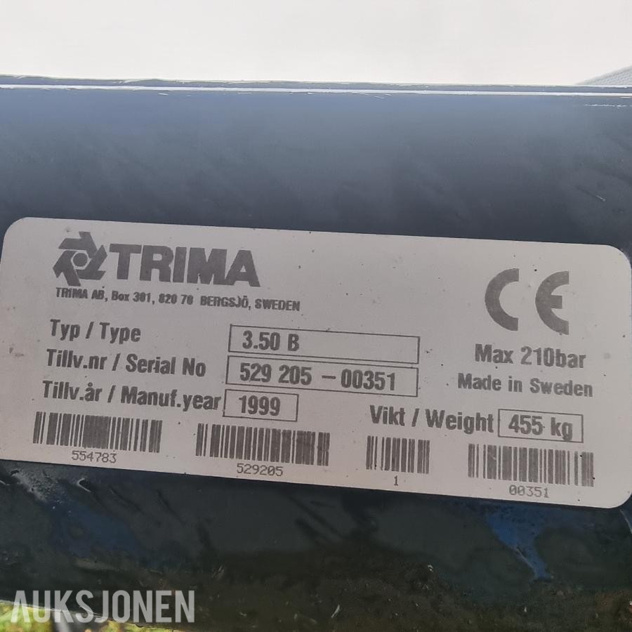 1999 Trimma frontlaster 3-50 B, Reparasjonsobjekt