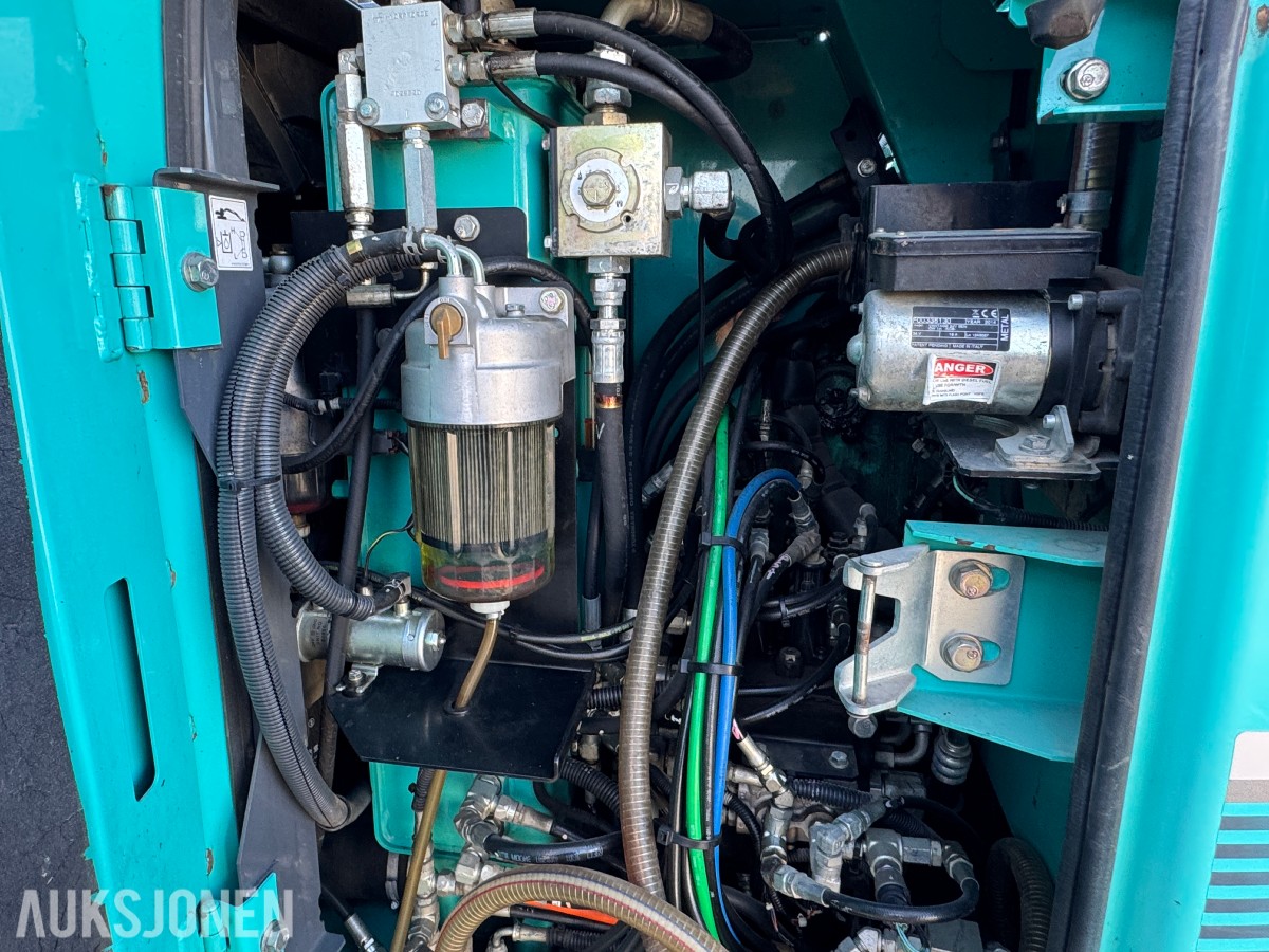 2014 Kobelco SK75SR-3E Gravemaskin, Leica maskinstyring, tiltrotator og skuff