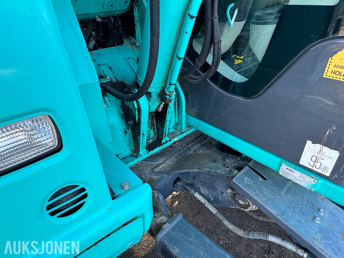2014 Kobelco SK75SR-3E Gravemaskin, Leica maskinstyring, tiltrotator og skuff