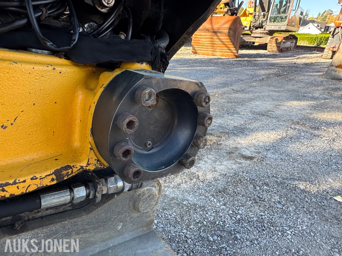 2014 Kobelco SK75SR-3E Gravemaskin, Leica maskinstyring, tiltrotator og skuff