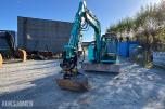 2014 Kobelco SK75SR-3E Gravemaskin, Leica maskinstyring, tiltrotator og skuff