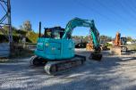 2014 Kobelco SK75SR-3E Gravemaskin, Leica maskinstyring, tiltrotator og skuff