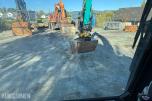 2014 Kobelco SK75SR-3E Gravemaskin, Leica maskinstyring, tiltrotator og skuff