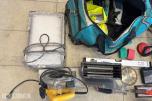Verktøyparti med DeWalt, Makita, Hultafors og håndverktøy