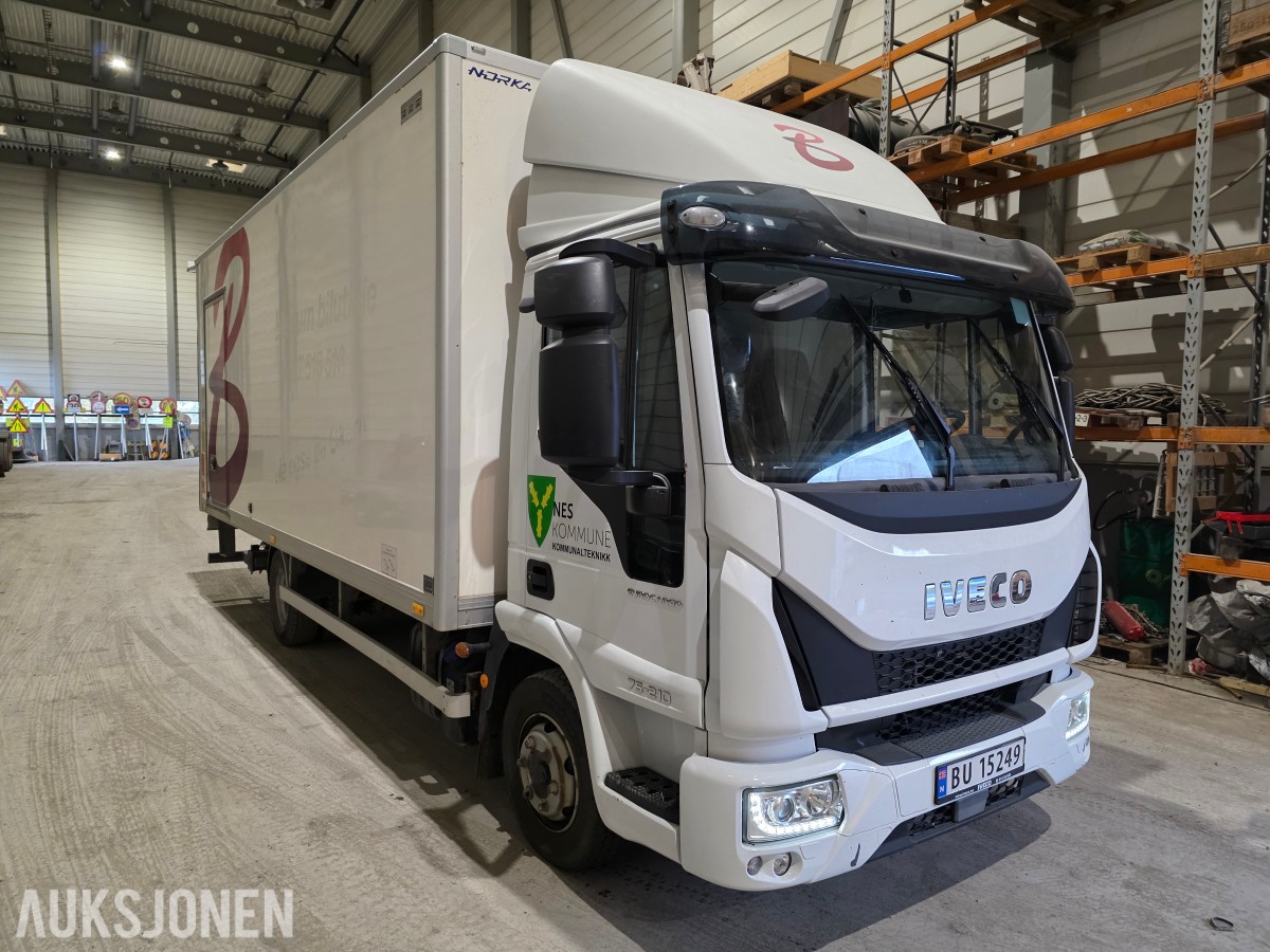 2020 Iveco Eurogargo 75E21 skapbil 7500 kg automat giret