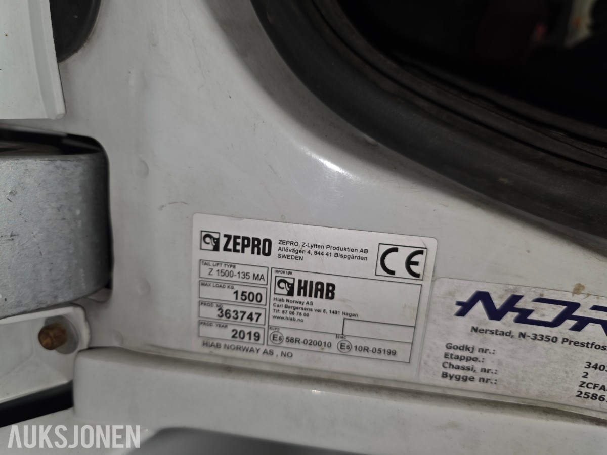 2020 Iveco Eurogargo 75E21 skapbil 7500 kg automat giret