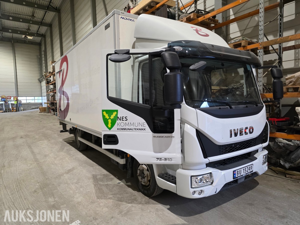 2020 Iveco Eurogargo 75E21 skapbil 7500 kg automat giret