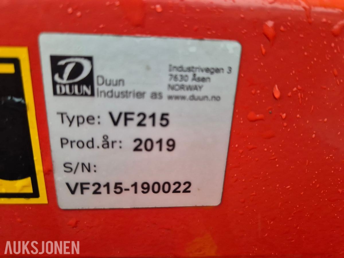 2019 DUUN VF215 M/kantvinge VF215