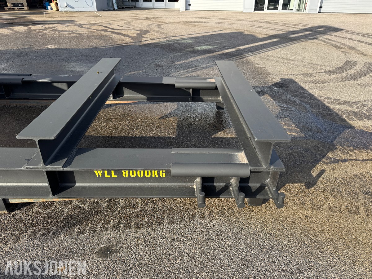 1994 Kalmar DC13,6-EC3 gaffeltruck med løfteåk, sideskift og spreder