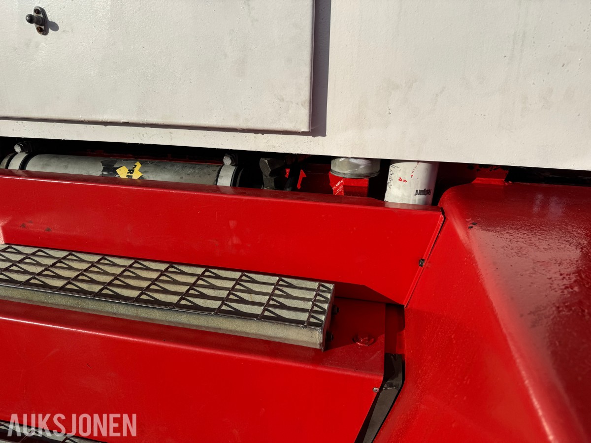 1994 Kalmar DC13,6-EC3 gaffeltruck med løfteåk, sideskift og spreder