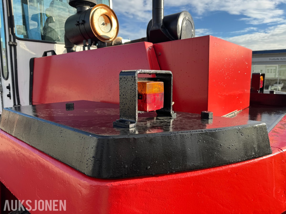 1994 Kalmar DC13,6-EC3 gaffeltruck med løfteåk, sideskift og spreder