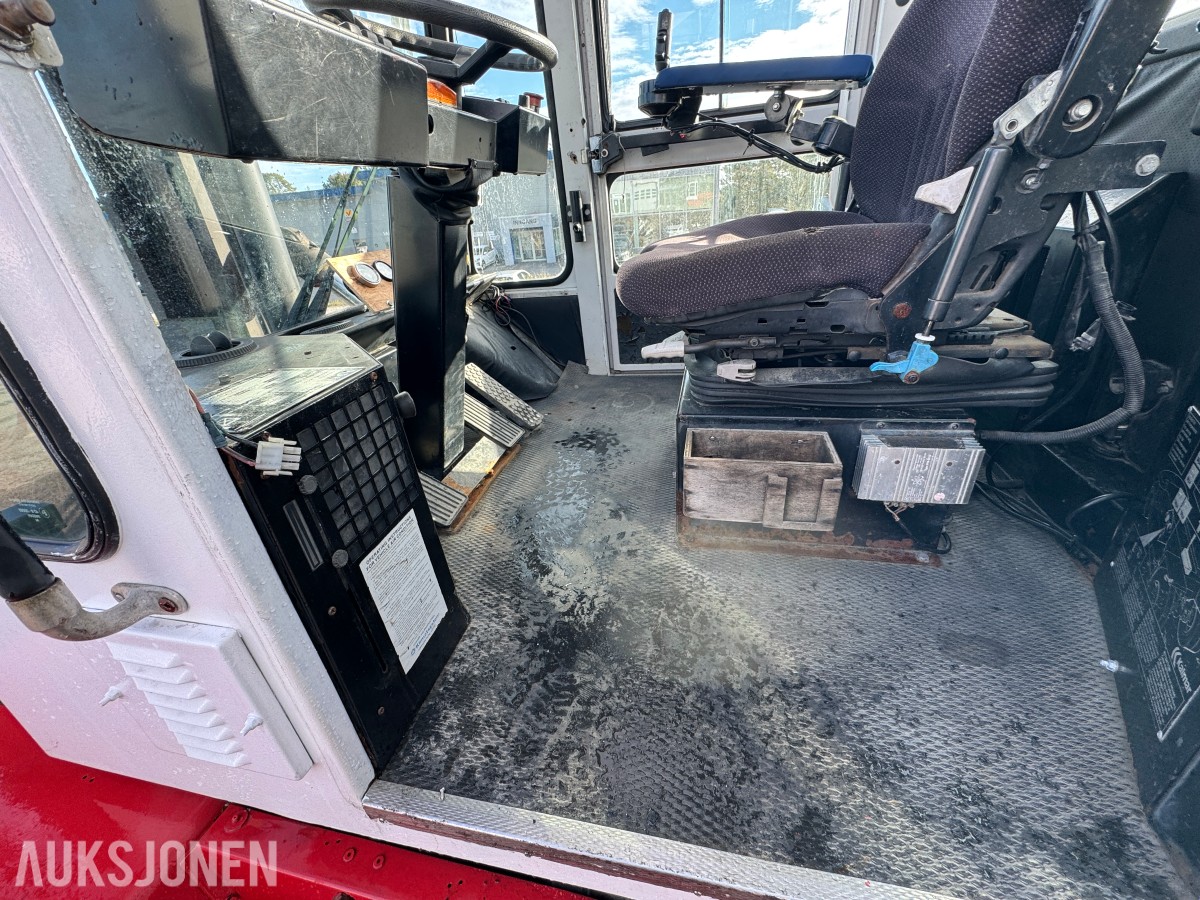 1994 Kalmar DC13,6-EC3 gaffeltruck med løfteåk, sideskift og spreder