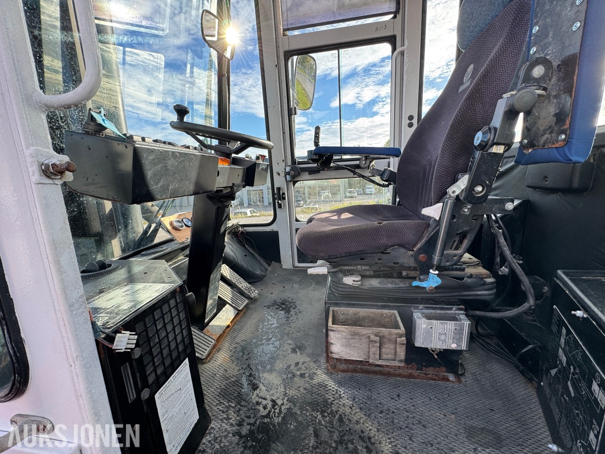 1994 Kalmar DC13,6-EC3 gaffeltruck med løfteåk, sideskift og spreder