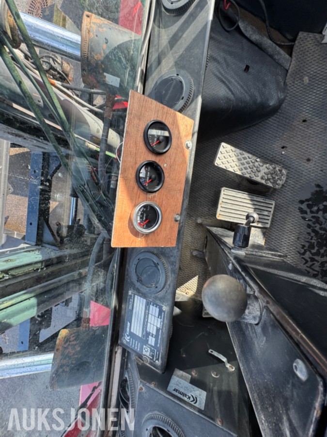 1994 Kalmar DC13,6-EC3 gaffeltruck med løfteåk, sideskift og spreder