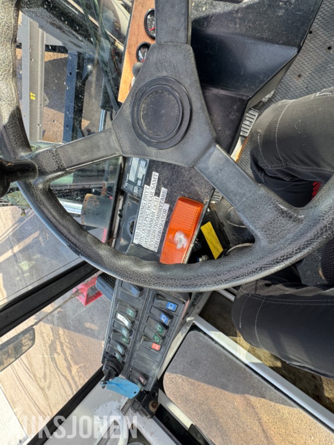 1994 Kalmar DC13,6-EC3 gaffeltruck med løfteåk, sideskift og spreder