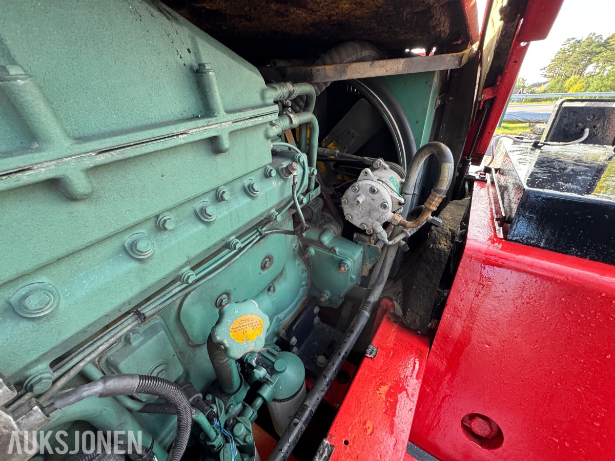 1994 Kalmar DC13,6-EC3 gaffeltruck med løfteåk, sideskift og spreder