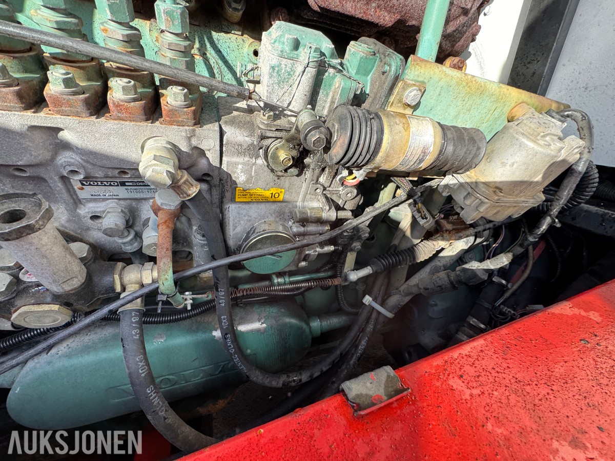 1994 Kalmar DC13,6-EC3 gaffeltruck med løfteåk, sideskift og spreder