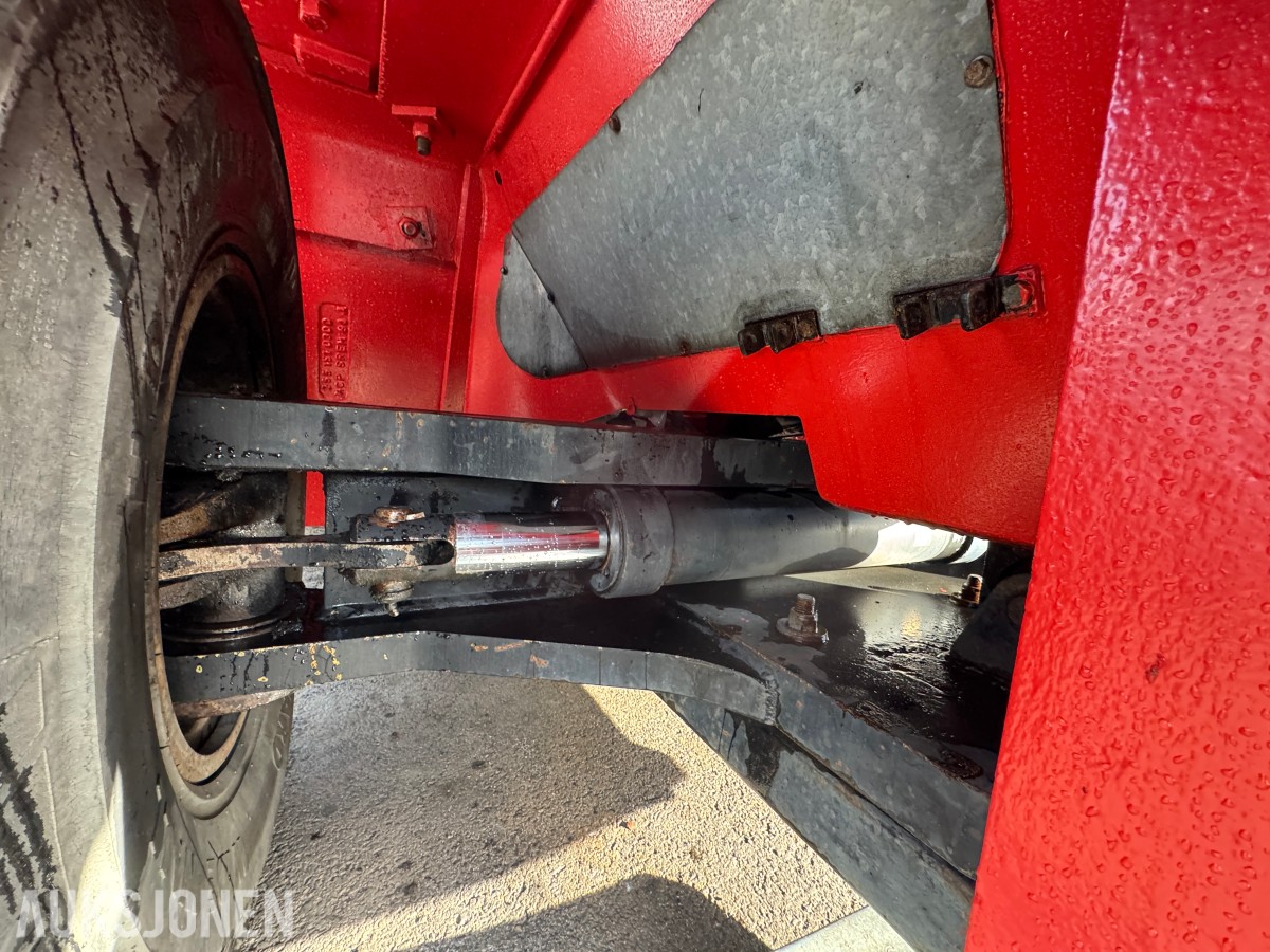 1994 Kalmar DC13,6-EC3 gaffeltruck med løfteåk, sideskift og spreder