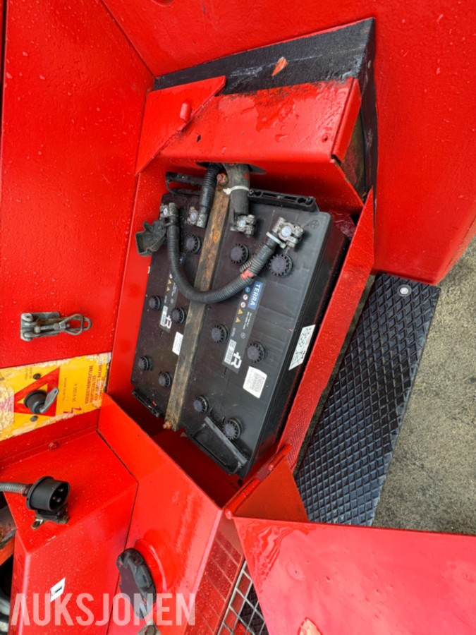 1994 Kalmar DC13,6-EC3 gaffeltruck med løfteåk, sideskift og spreder