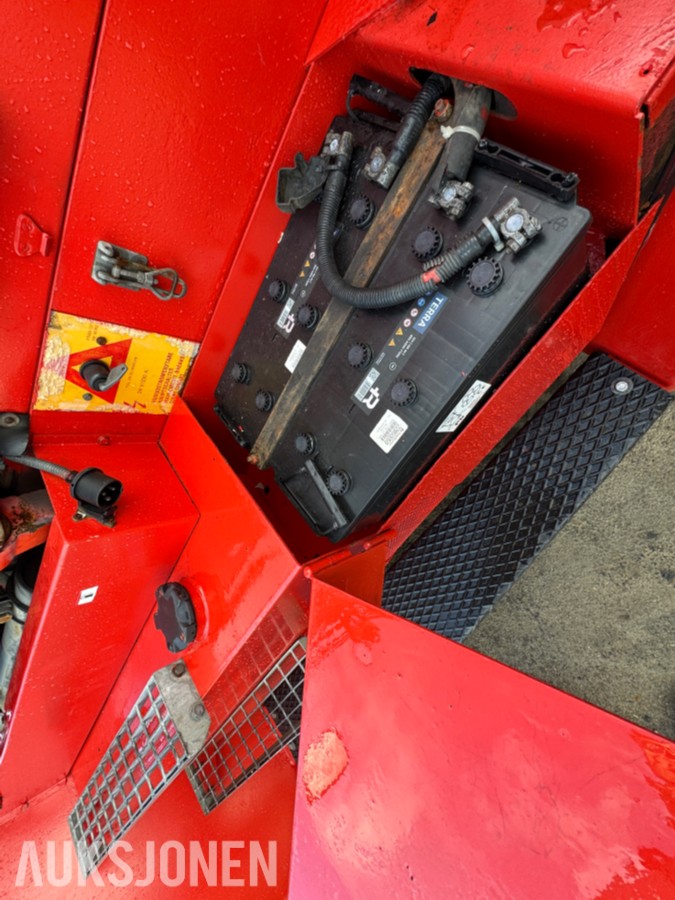 1994 Kalmar DC13,6-EC3 gaffeltruck med løfteåk, sideskift og spreder