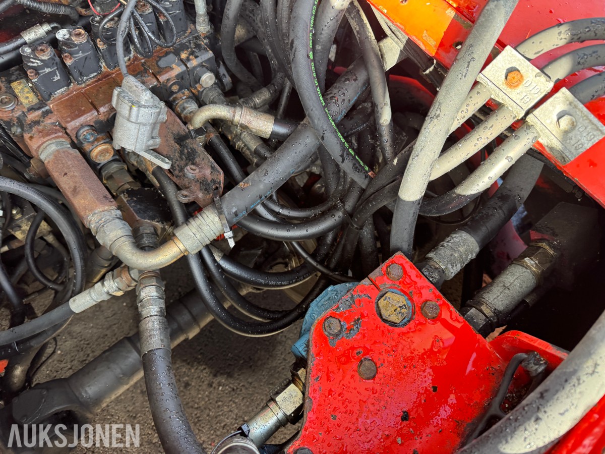 1994 Kalmar DC13,6-EC3 gaffeltruck med løfteåk, sideskift og spreder