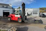 1994 Kalmar DC13,6-EC3 gaffeltruck med løfteåk, sideskift og spreder