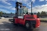 1994 Kalmar DC13,6-EC3 gaffeltruck med løfteåk, sideskift og spreder
