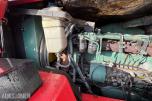 1994 Kalmar DC13,6-EC3 gaffeltruck med løfteåk, sideskift og spreder