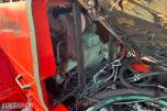 1994 Kalmar DC13,6-EC3 gaffeltruck med løfteåk, sideskift og spreder